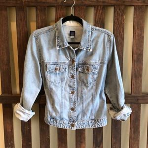Gap Distressed Denim Jacket